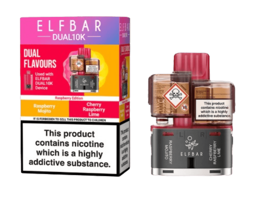 ELFBAR Dual 10K Pod - Raspberry  Edition
