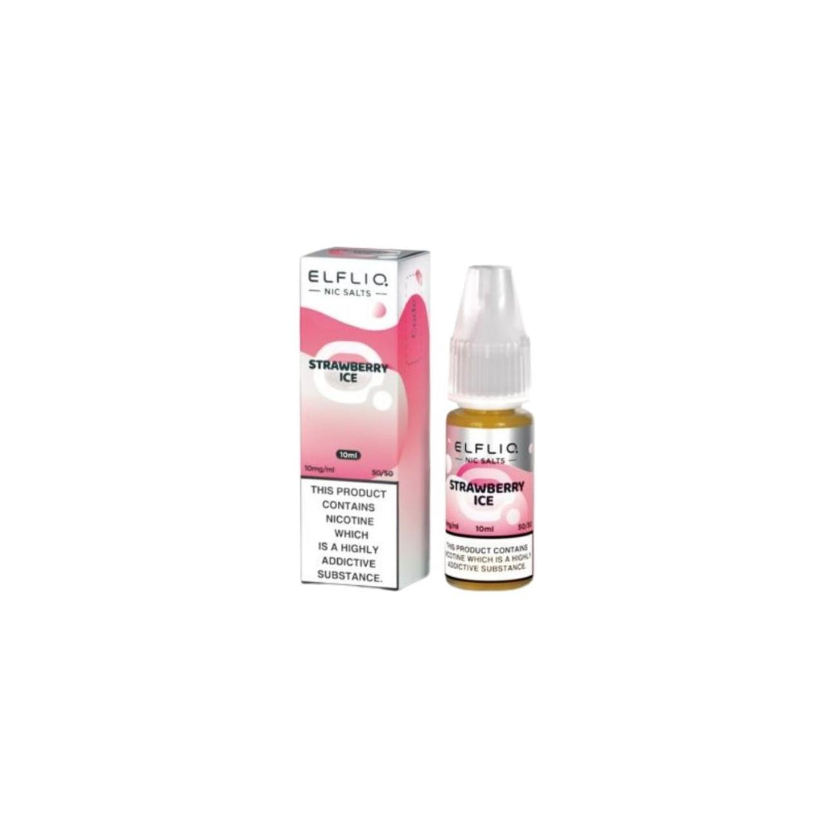 ELFBAR ELFLIQ - Strawberry Ice  10mg 10x10ml
