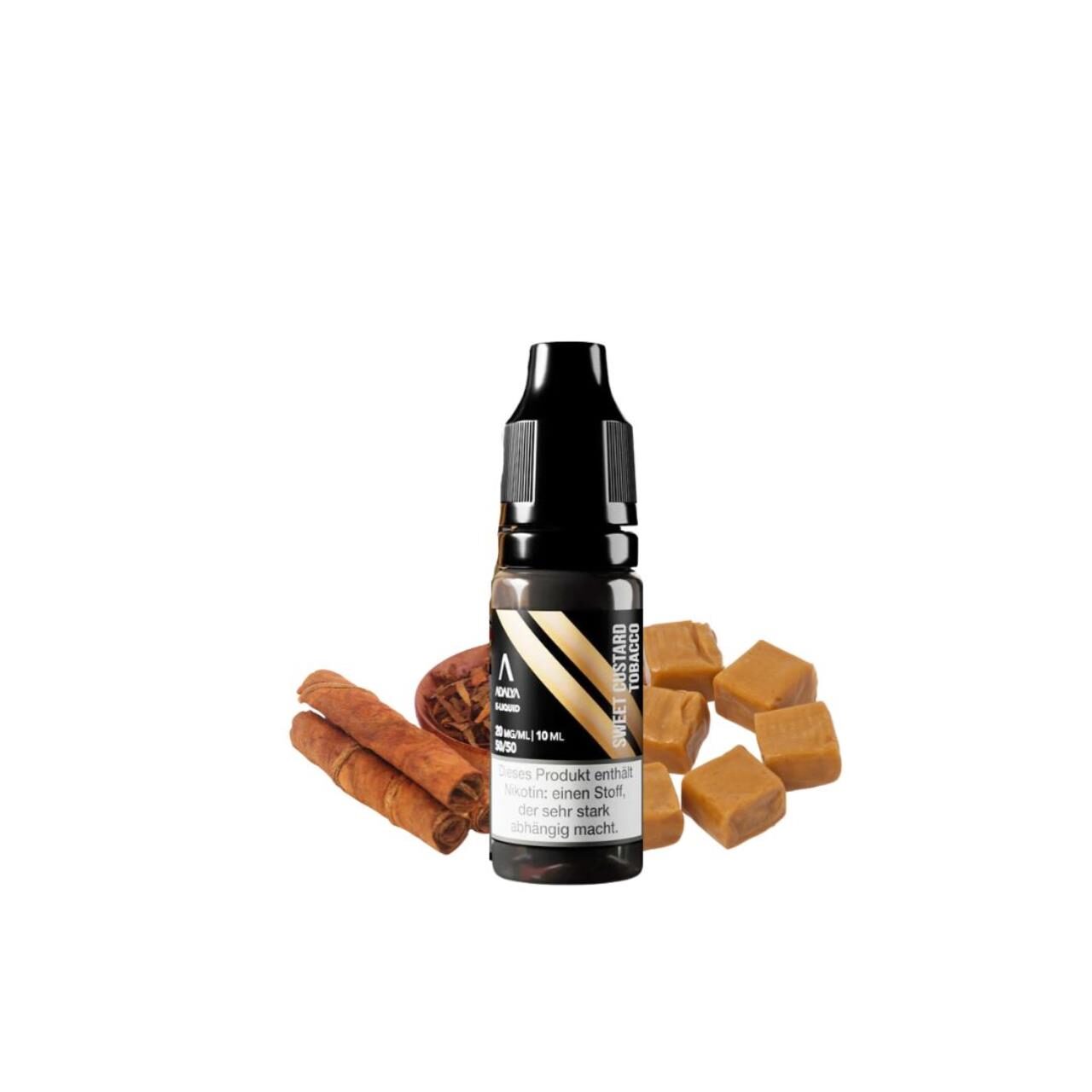 ADALYA Liquid - Sweet Custard Tobacco 10ml.(Nikotinsalz 20mg)