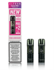 ELFBAR ELFA Kit Pro V2 2ml Pods 20mg - Pink Lemonade 10 Stk