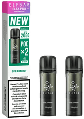 ELFBAR ELFA Kit Pro V2 2ml Pods 20mg - Spearmint 10 Stk