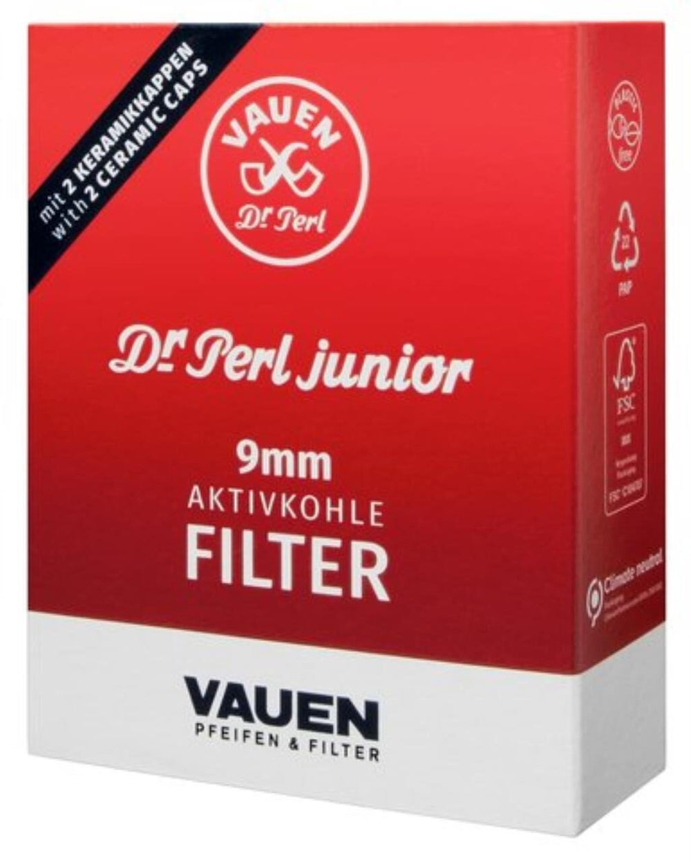 Vauen Dr.Perl Filter Junior 40stk 9mm