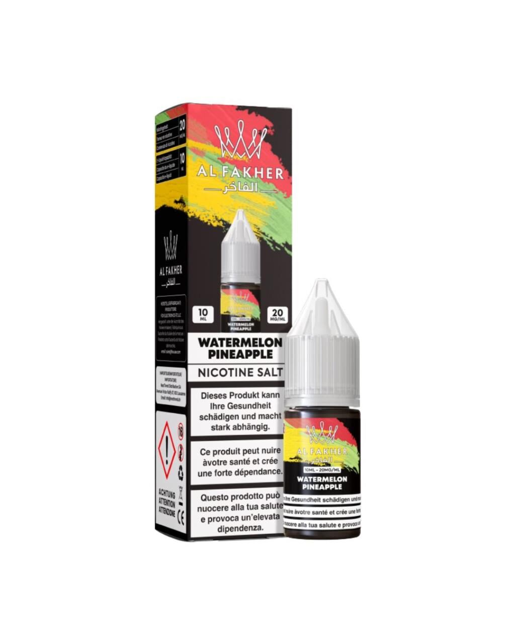 Al Fakher Liquid - Watermelon Pineapple 10ml (Nikotinsatz 20mg)