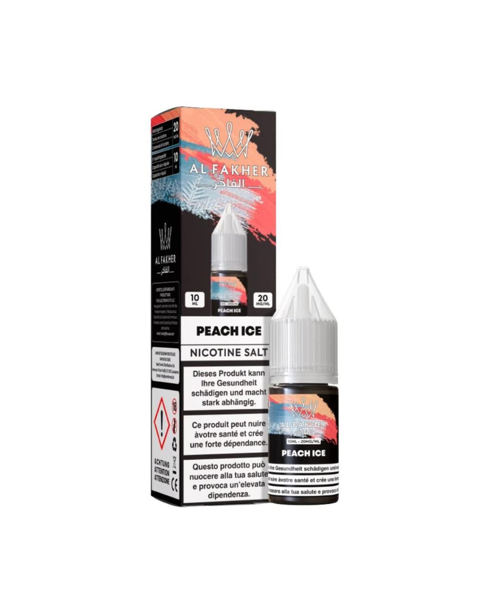 Al Fakher Liquid - Peach Ice 10ml (Nikotinsatz 20mg)