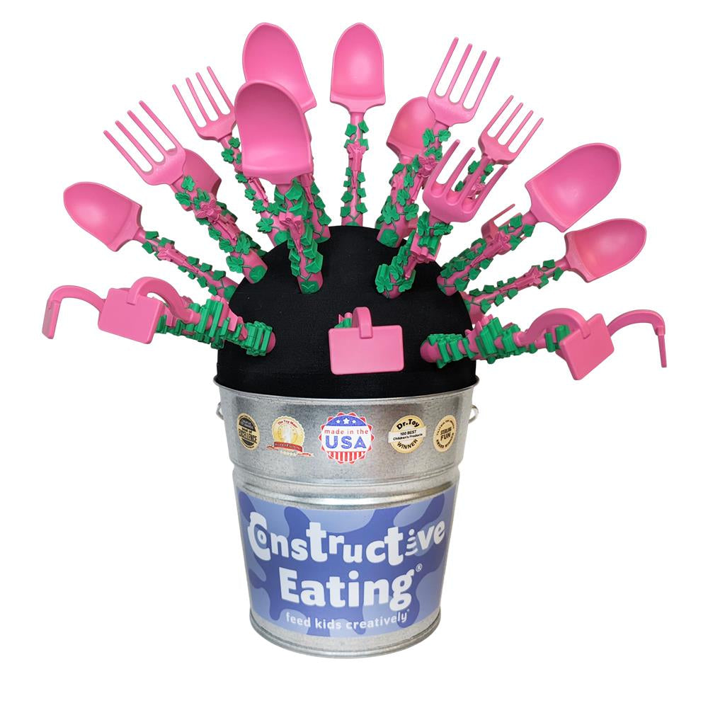Constructive Eating Garten Eimer Display