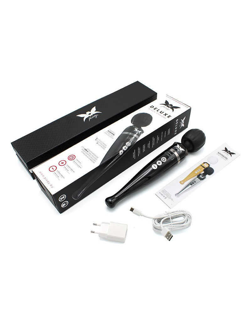 Pixey Deluxe Rechargeable Wand - Schwarz