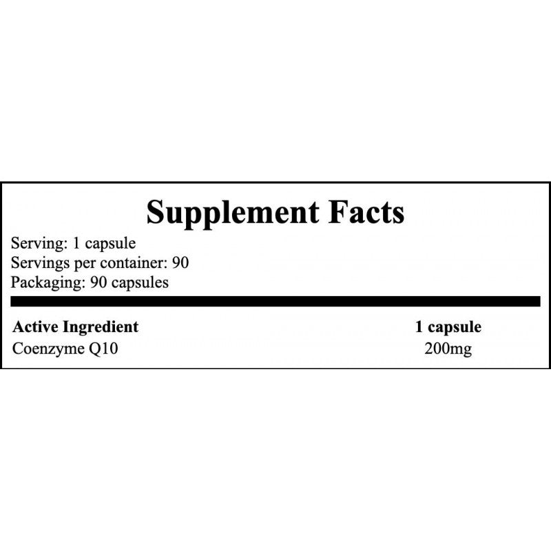 CoQ10 200mg - 90caps.