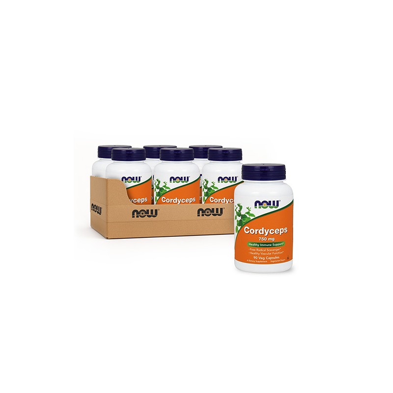 Cordyceps 750mg - 90veg caps. x12