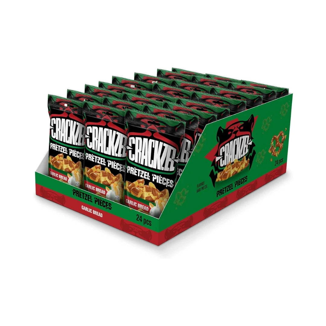 Crackzel Pretzel Pieces - Garlic Bread 85g
