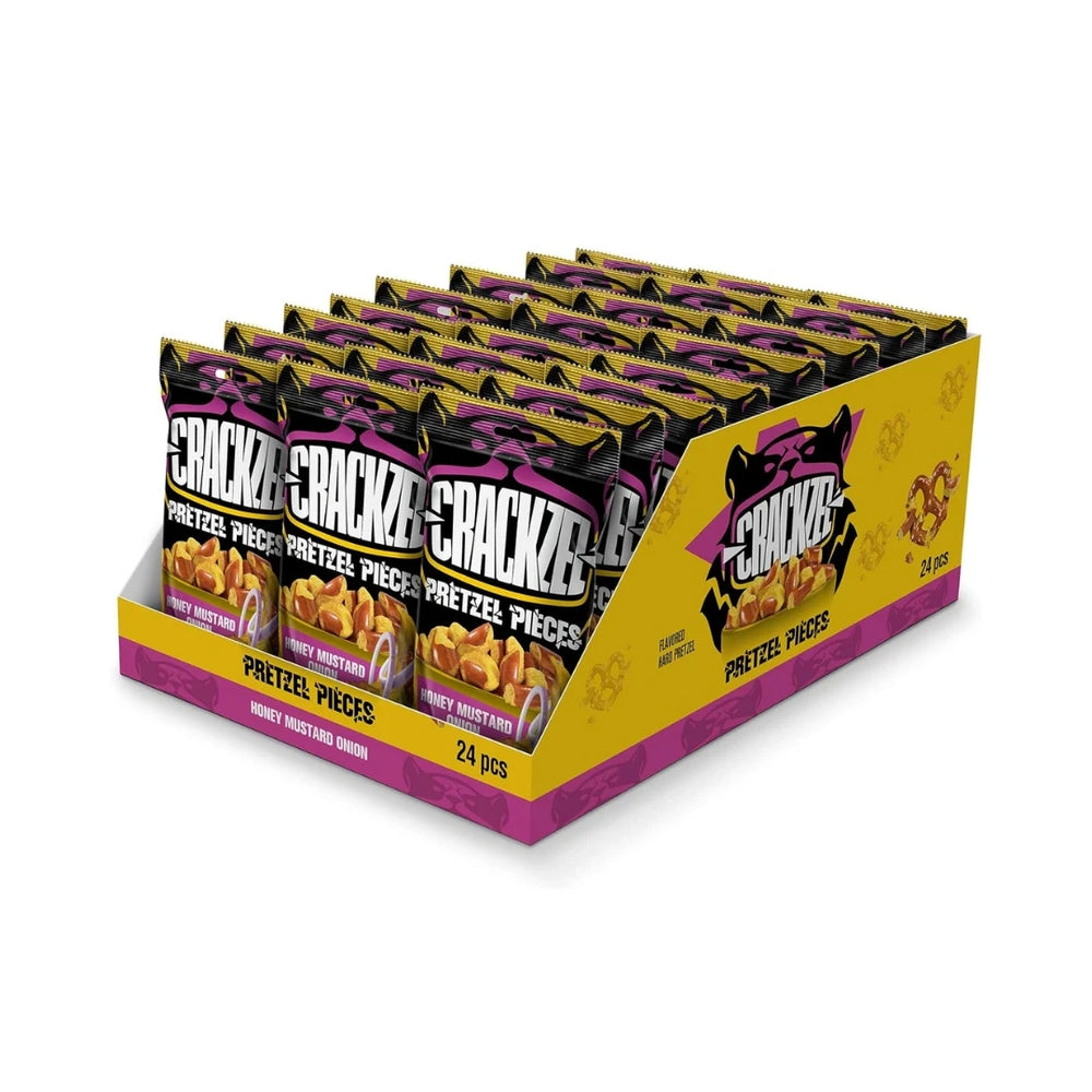 Crackzel Pretzel Pieces - Honey Mustard Onion 85g