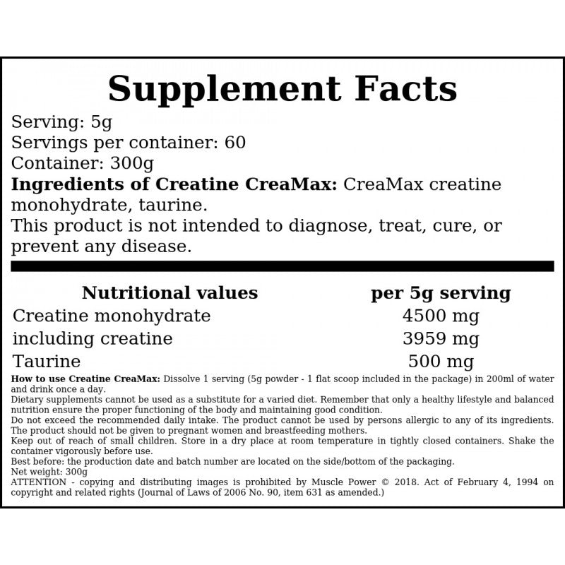 Creatine CreaMaX - 300g