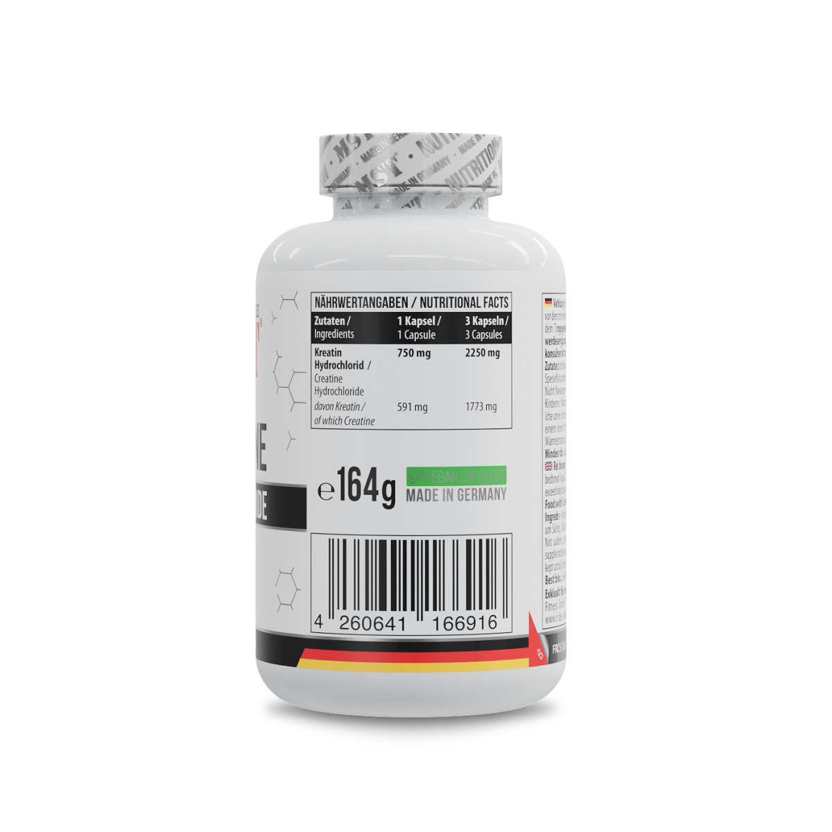 Creatine HCL 180 Kapseln