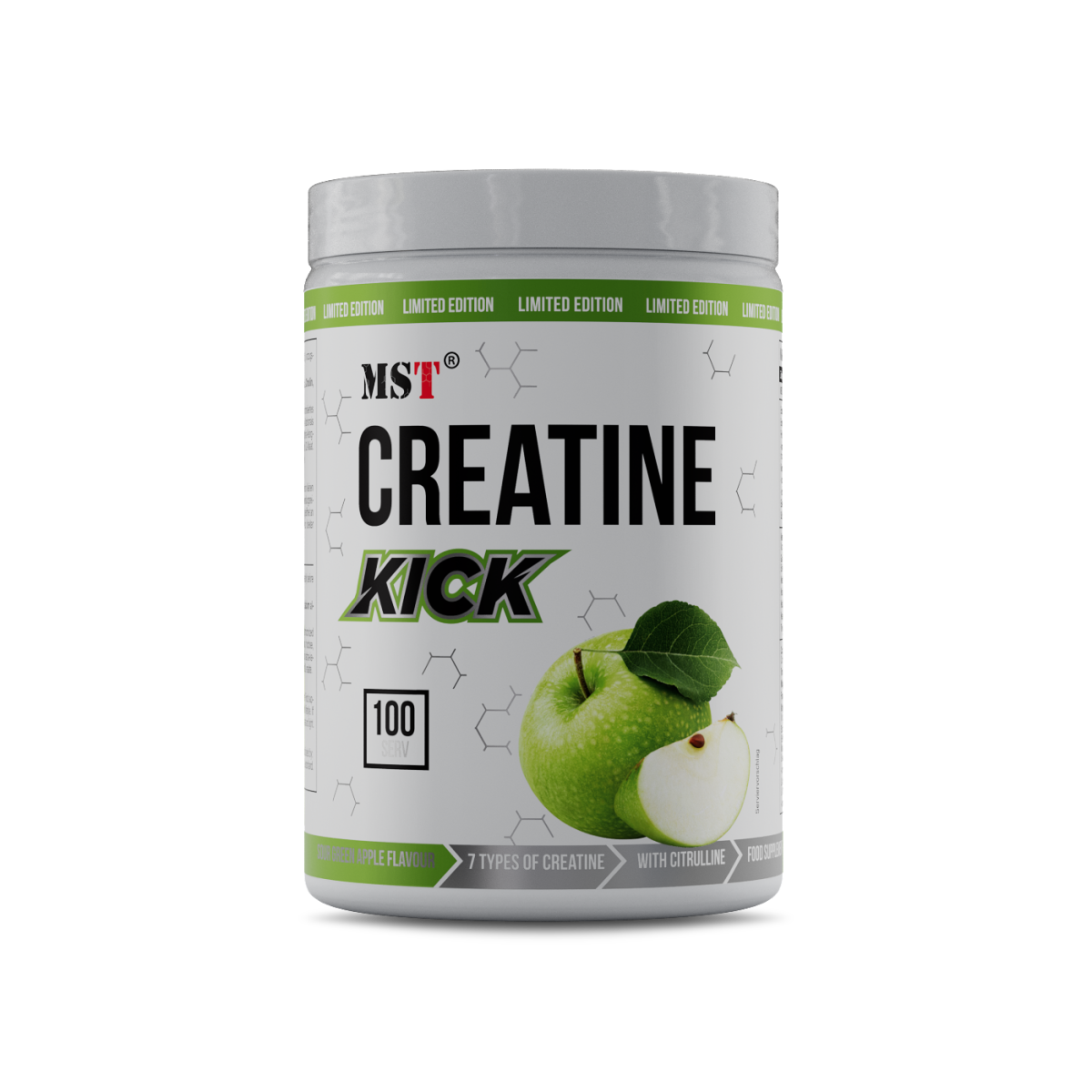 Creatine Kick 1000 g Green Apple