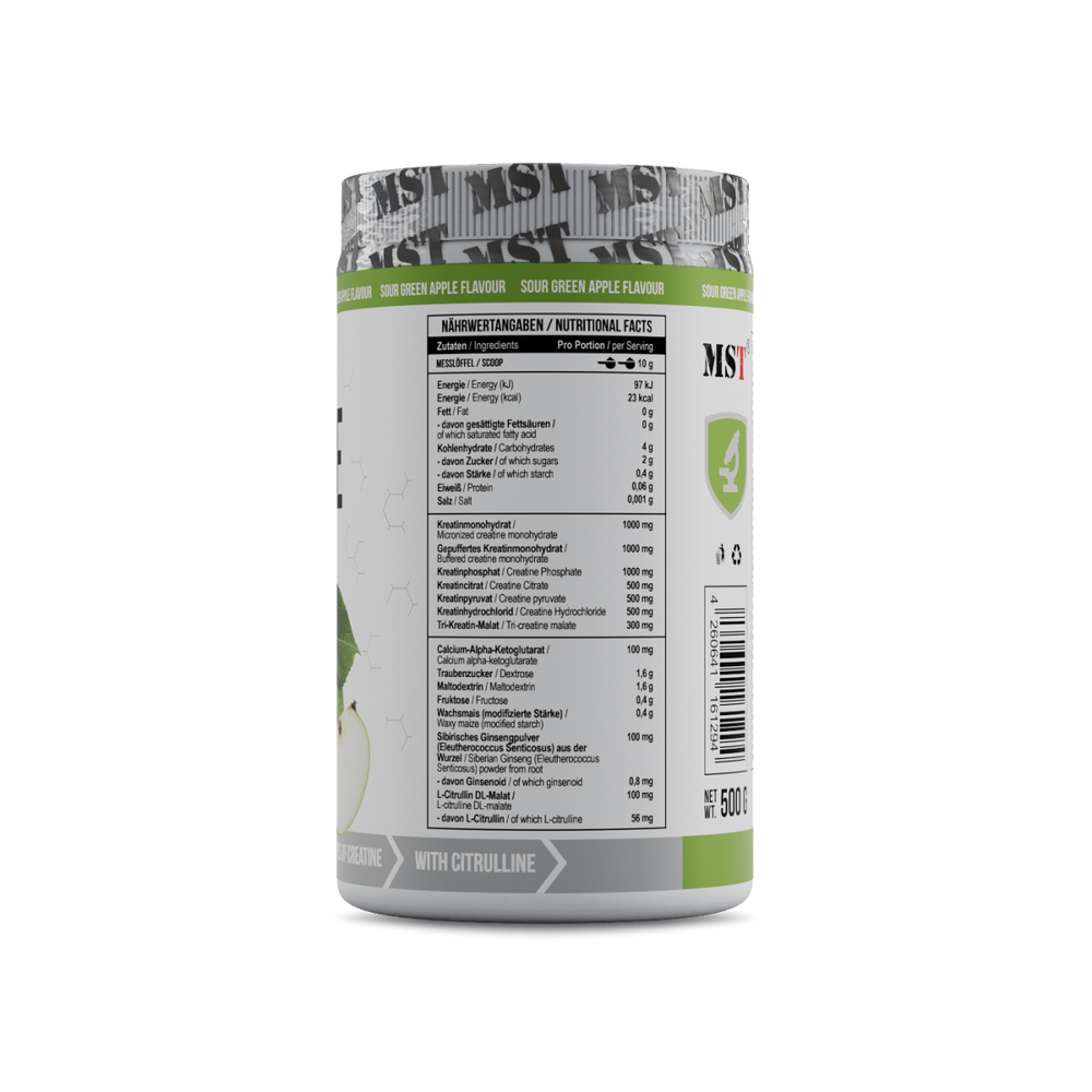 Creatine Kick 500 g Green Apple