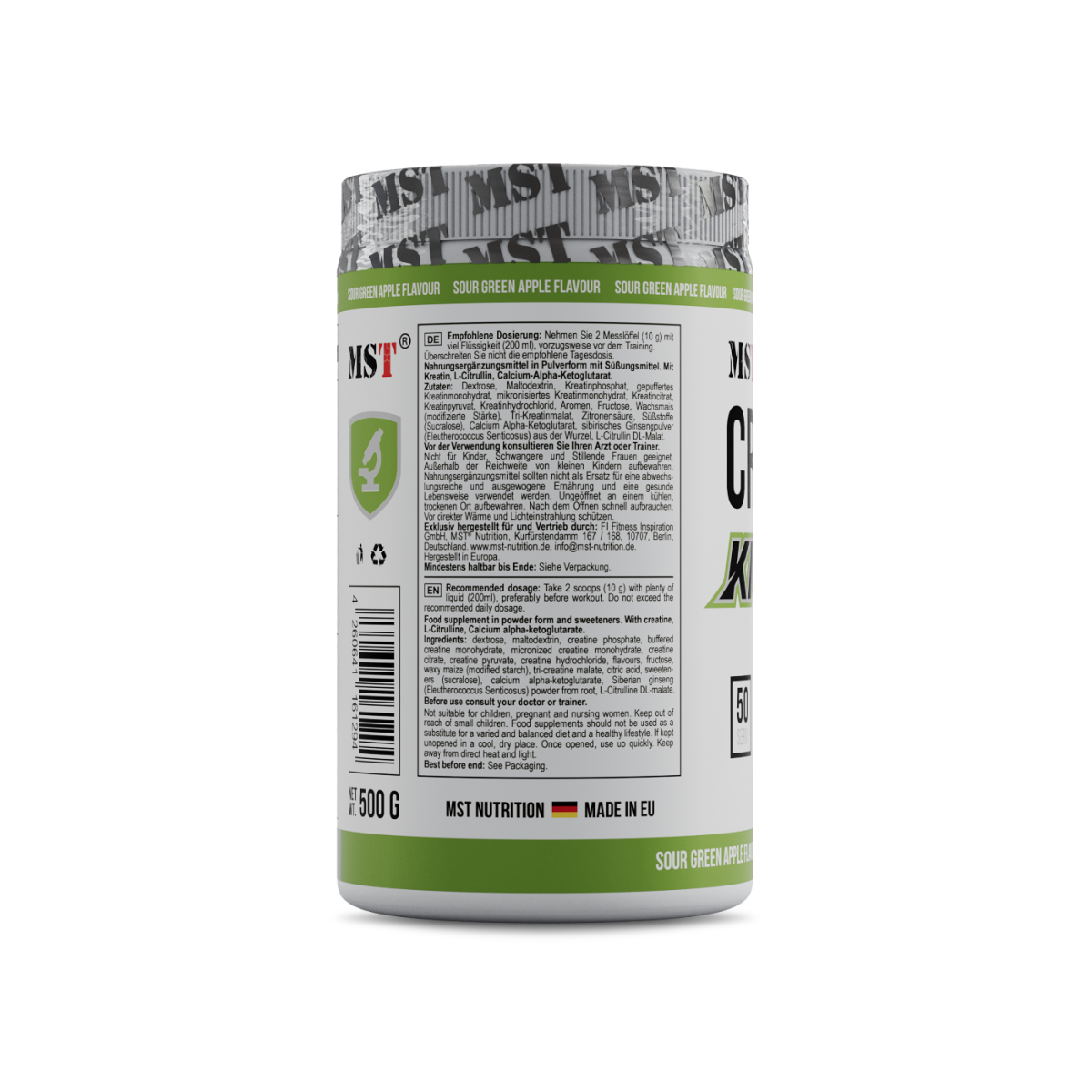 Creatine Kick 500 g Green Apple