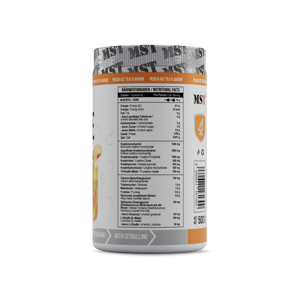 Creatine Kick 500 g Peach Ice Tea