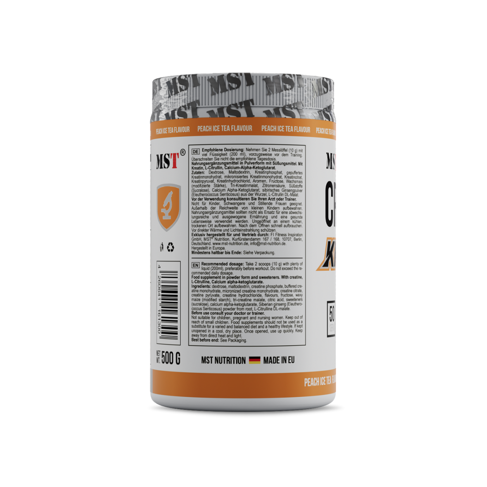 Creatine Kick 500 g Peach Ice Tea