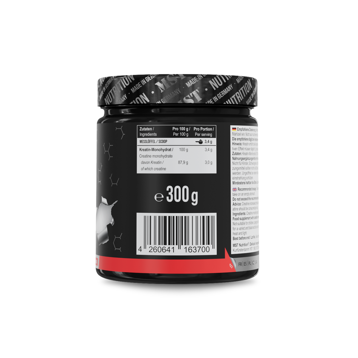 Creatine Micronized 300g Unflavored