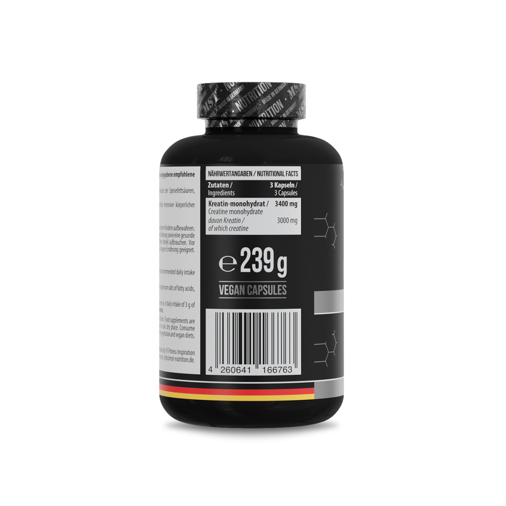 Creatine Monohydrate 180 Kapseln