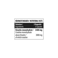 Creatine Monohydrate 180 Kapseln