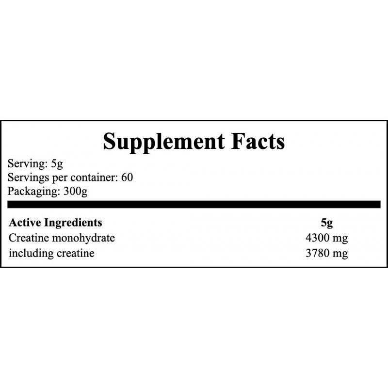 Creatine Monohydrate - 300g - Grapefruit