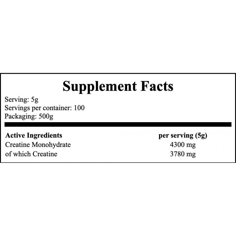 Creatine Monohydrate - 500g - Lemon x12