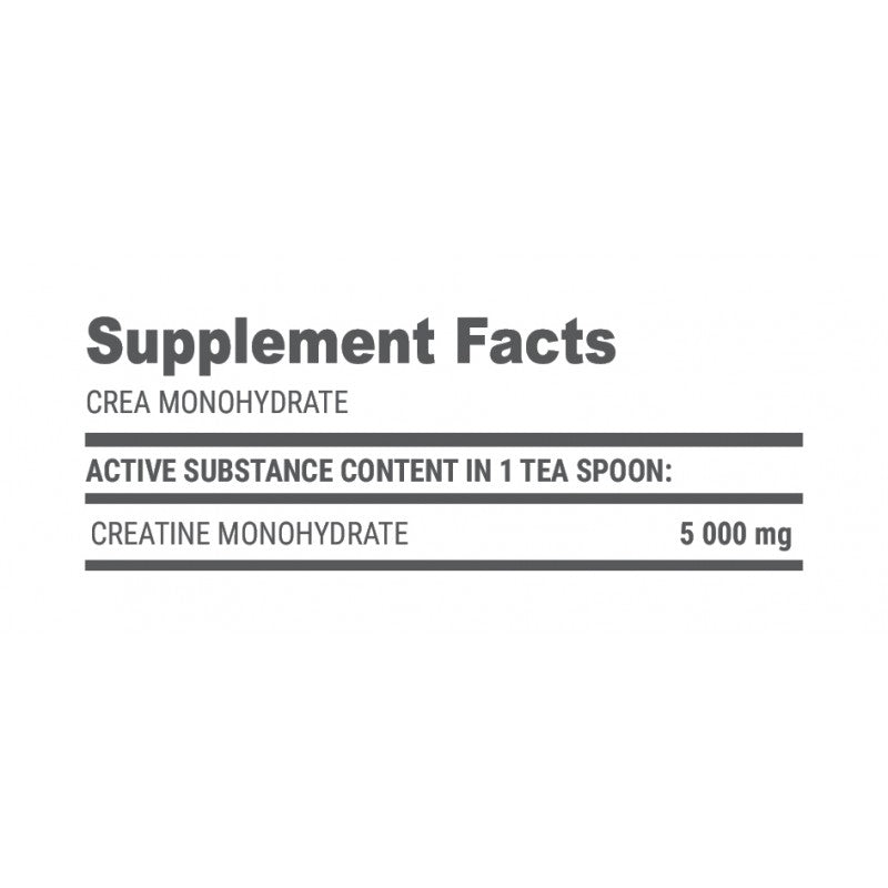 Creatine Monohydrate CREA - 400g X12
