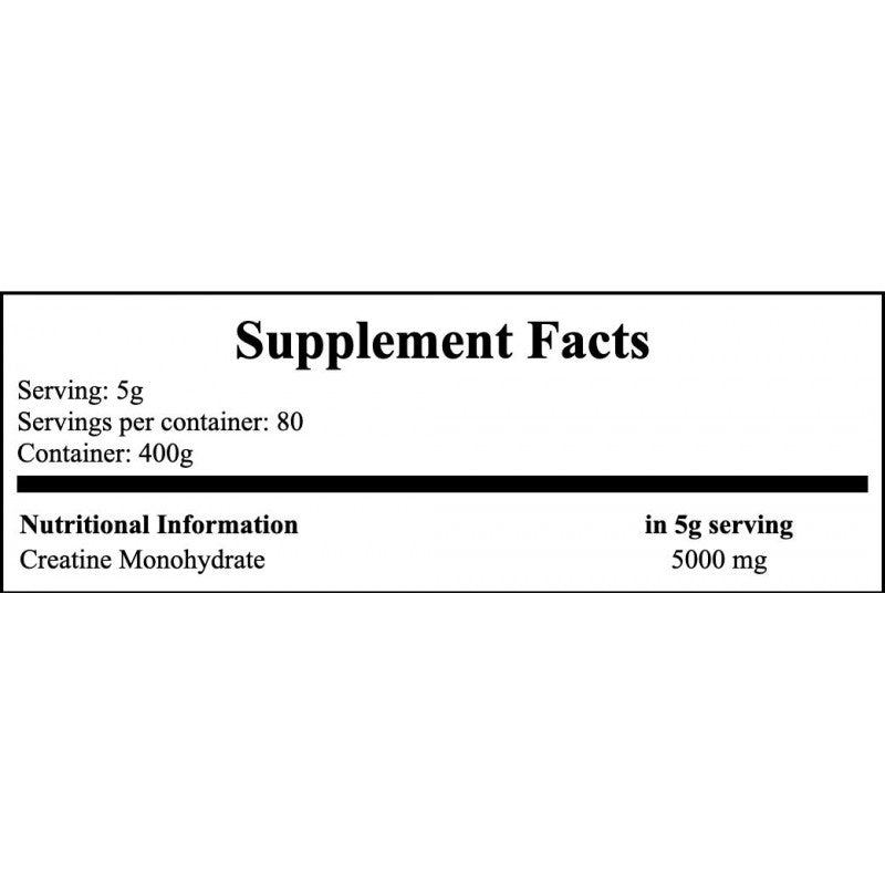 Creatine Monohydrate CREA - 400g x24