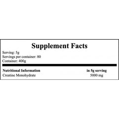 Creatine Monohydrate CREA - 400g