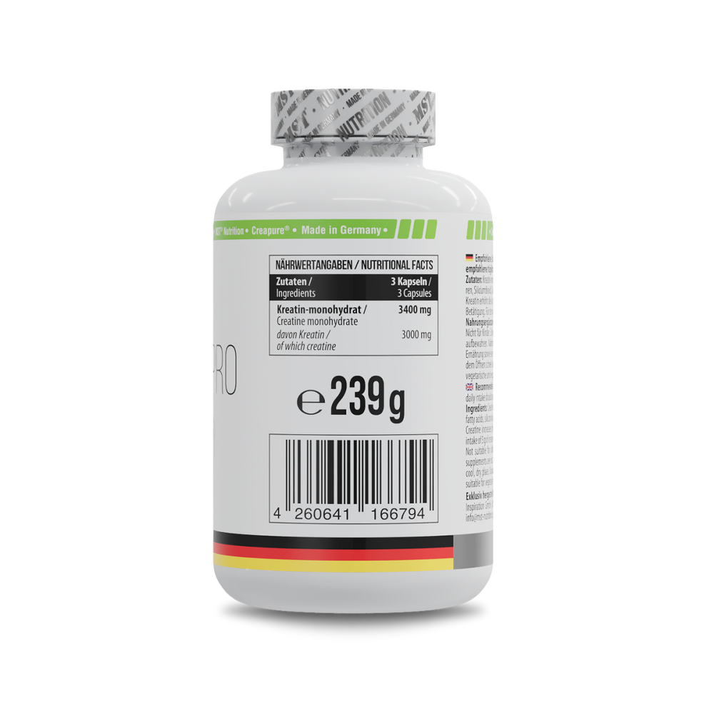 Creatine Pro Creapure® 180 Kapseln