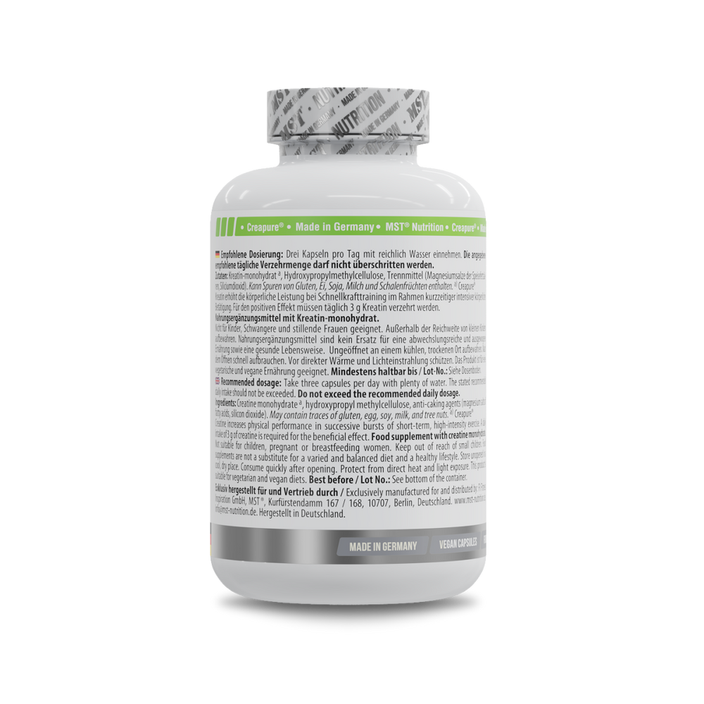 Creatine Pro Creapure® 180 Kapseln
