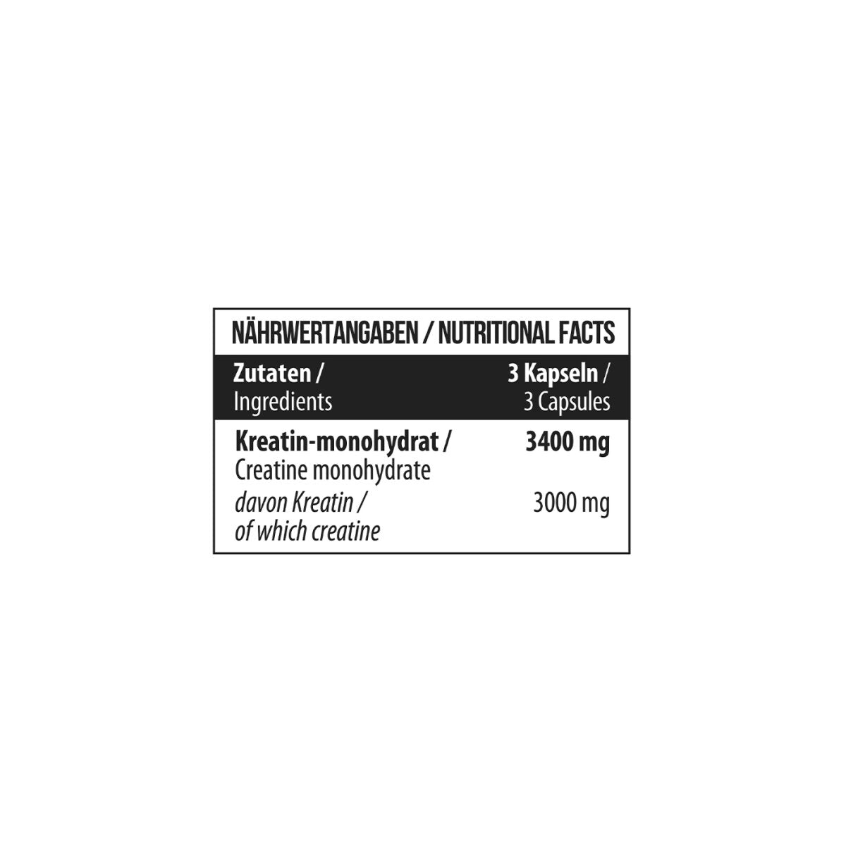 Creatine Pro Creapure® 180 Kapseln
