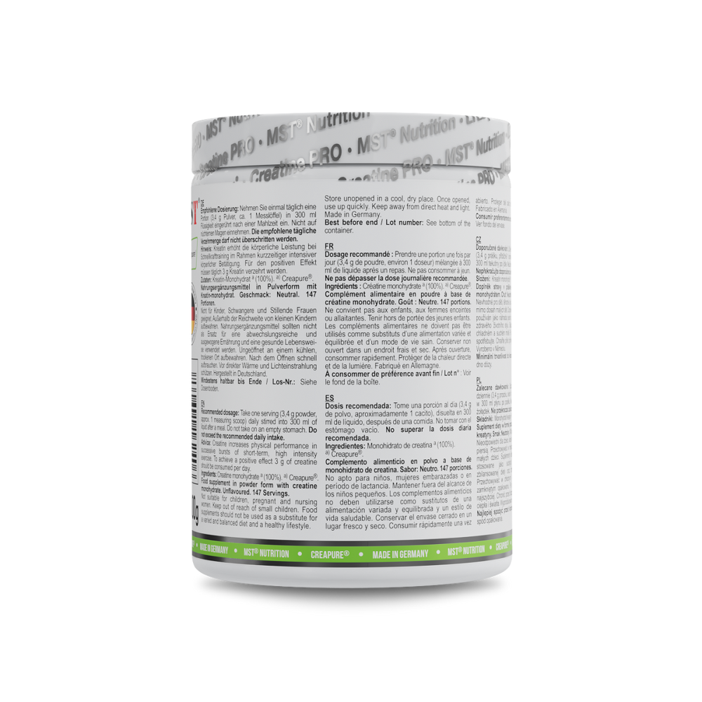 Creatine Pro Creapure® 500 g Unflavored
