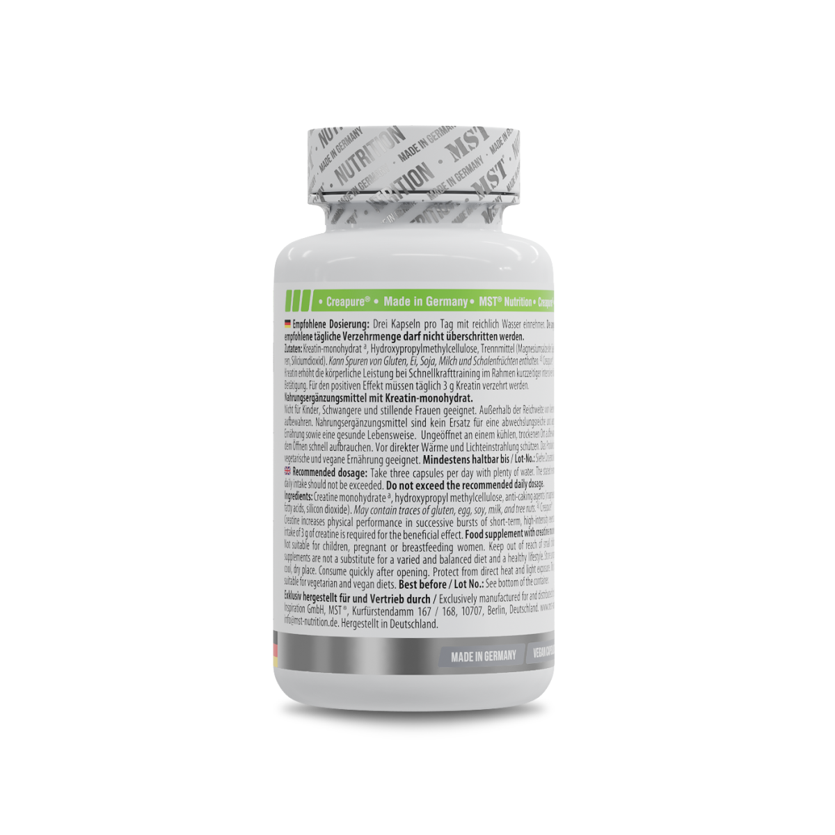 Creatine Pro Creapure® 90 Kapseln