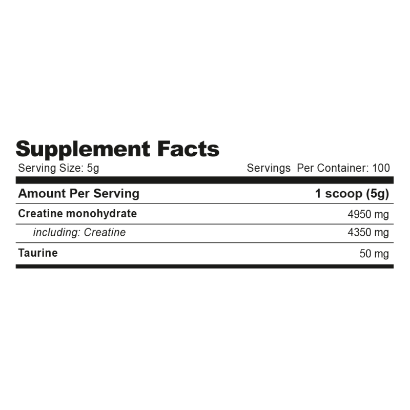 Creatine - Wild Strawberry - 500g + 100g FREE x12