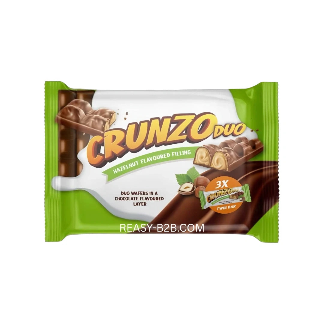 Crunzo Duo Hazelnut - Schoko Crispy Waffel 45g