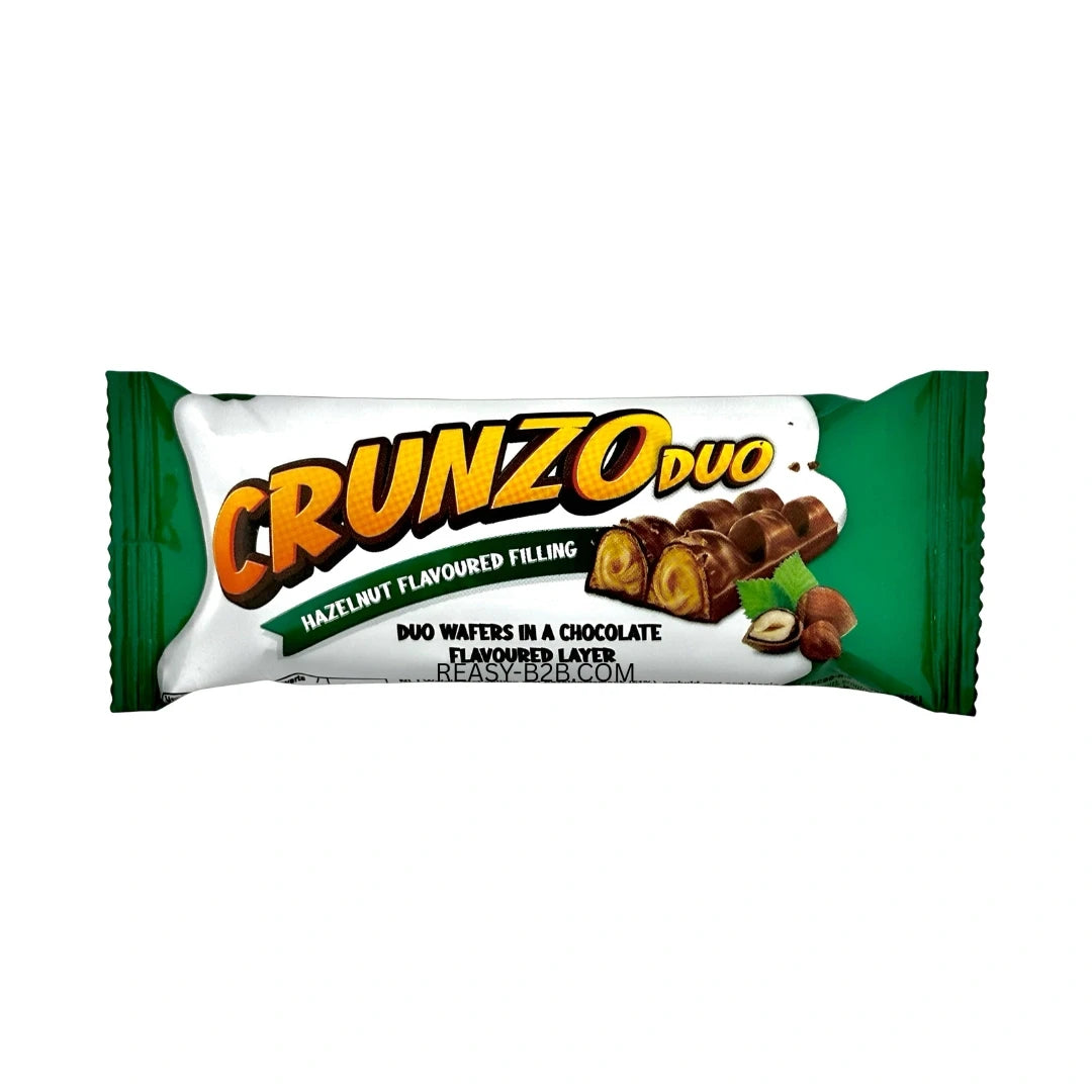 Crunzo Duo Hazelnut - Schoko Crispy Waffel 45g