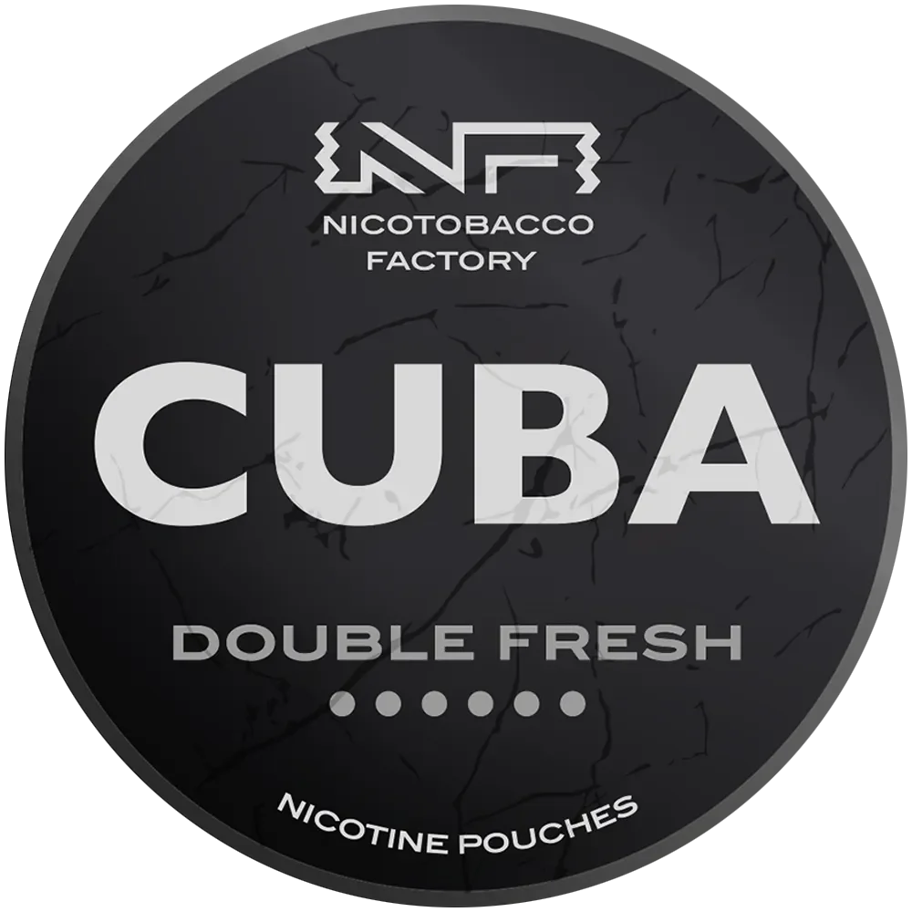 CUBA - Black - Double Fresh - 66mg/g - 13g