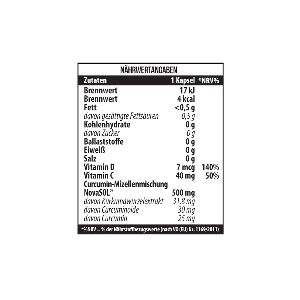 Curcumin NovaSOL® 60 Liquid Kapseln