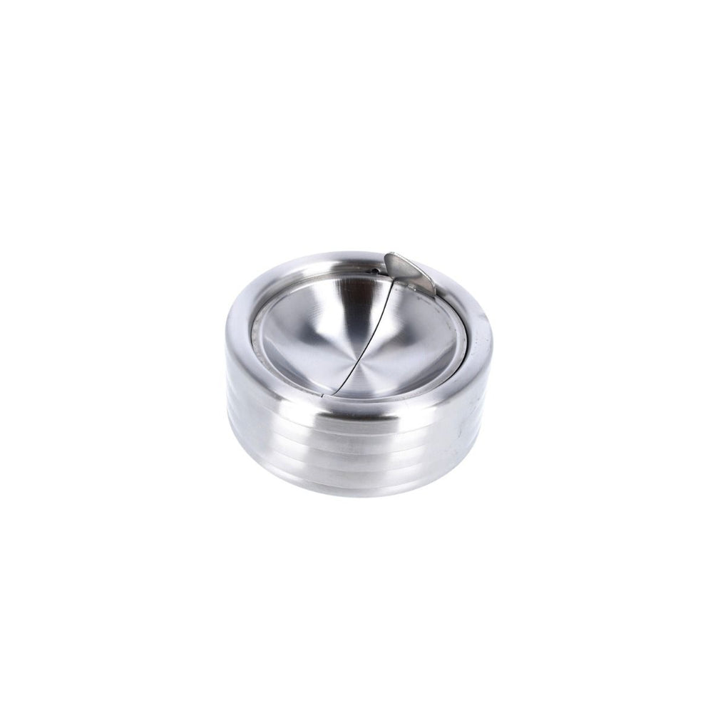 Kippaschenbecher - Edelstahl silber