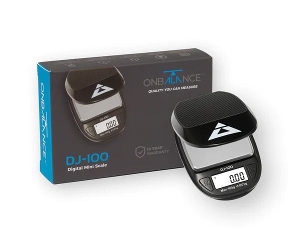 On Balance DJ-100 Waage, schwarz - 100g x 0.01g