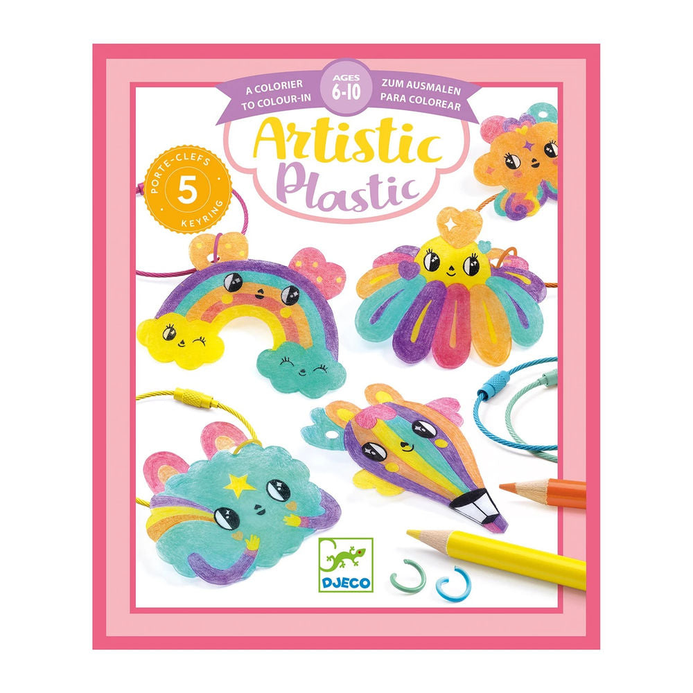 Djeco Artistic plastic Kawai-Schlüsselanhänger