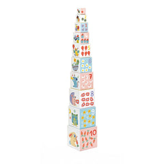 Djeco Baby Bloki Pyramide (10 Würfel)