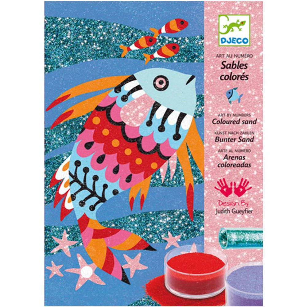 Djeco Sandbilder Regenbogenfisch