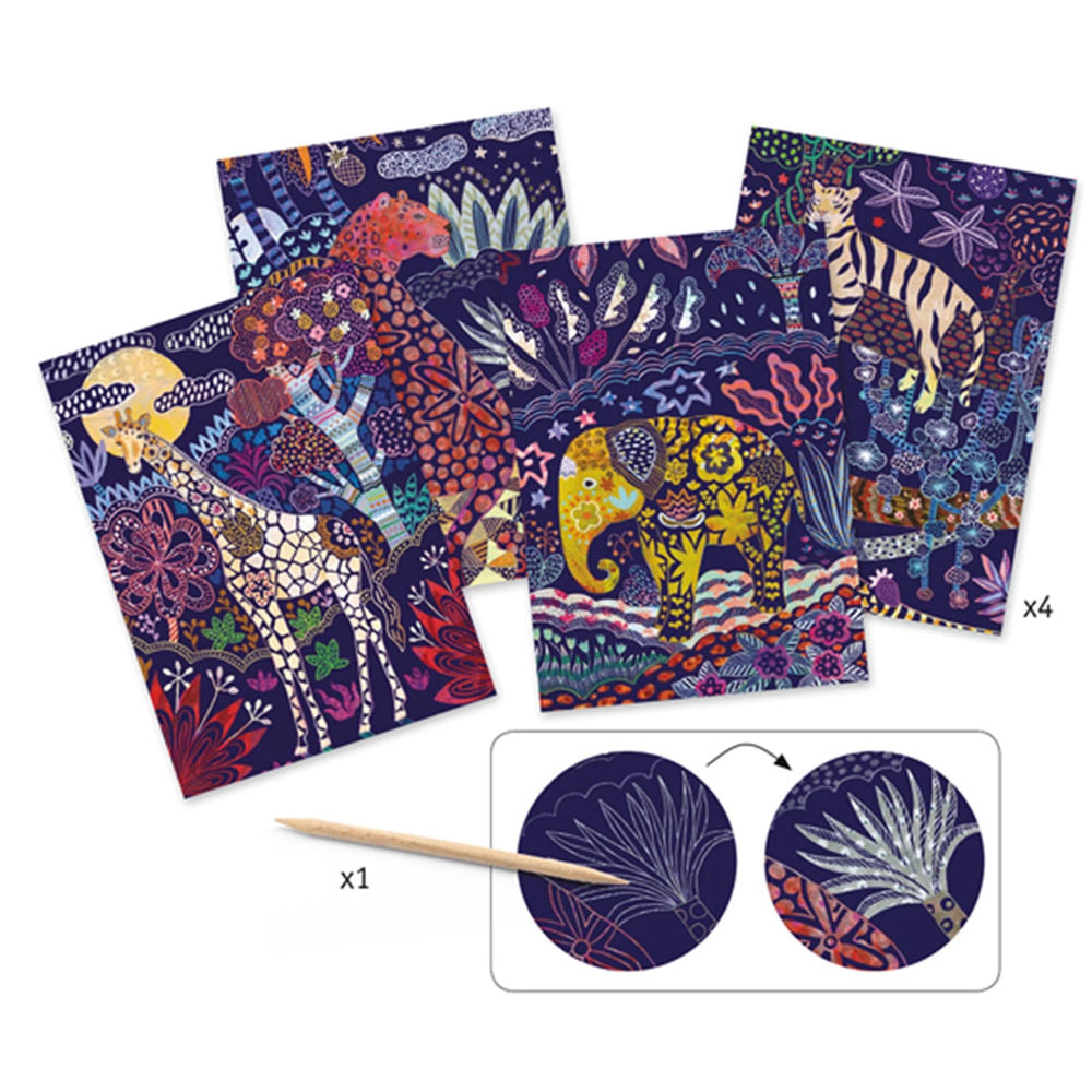 Djeco Scratchbilder Natur