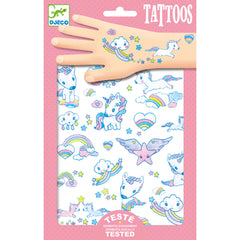 Djeco Tattoos Einhörner