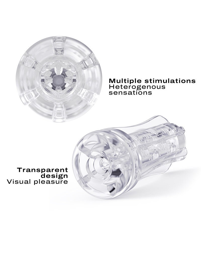 Dorcel - Deep Blow Multi Sensation - Hülle für Masturbator - Transparent