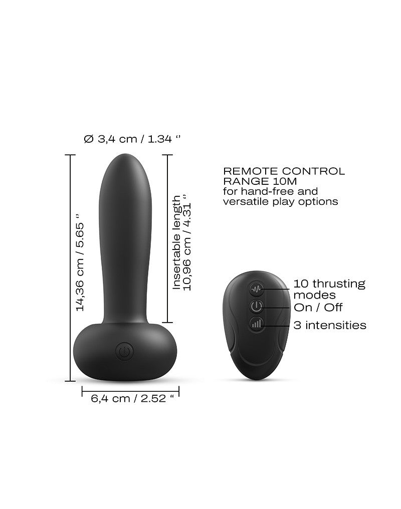 Dorcel - Deep Thrust - Schubvibrator mit Fernbedienung