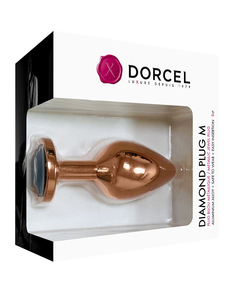 5: Dorcel - Diamond Plug Größe M - Butt Plug - Rose