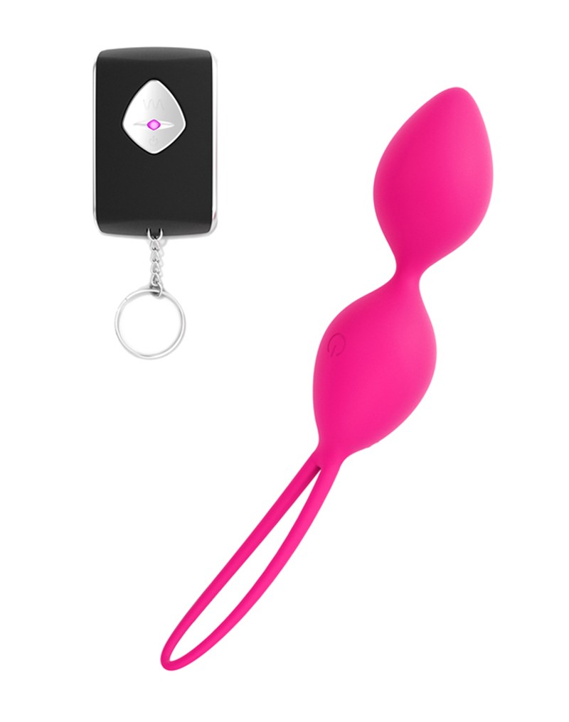 DORR - Spot - Kabelloses Duo-Ei + Auflege-Vibrator - Rosa